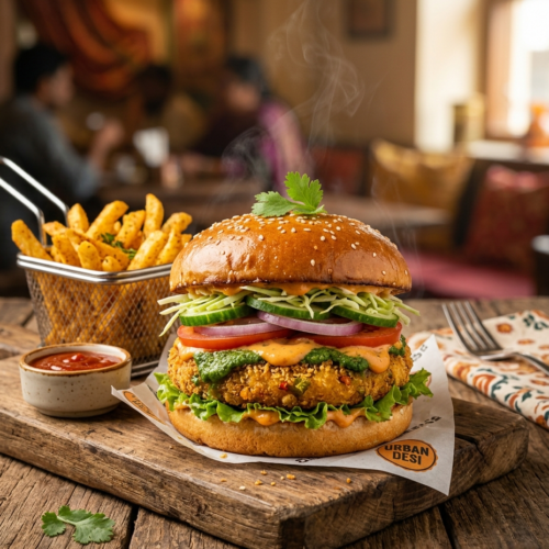 Veggie Burger (Without Cheese)