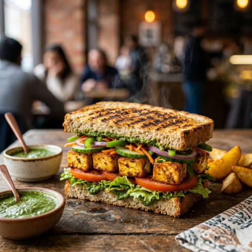 Veggie Paneer Sandwich