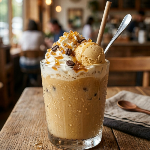 Butterscotch Flavored Cold Coffee