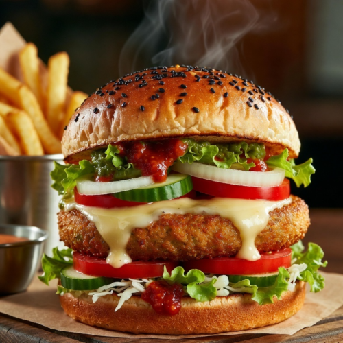 XSaRw-Photoroom Veggie Burger With Double Cheese